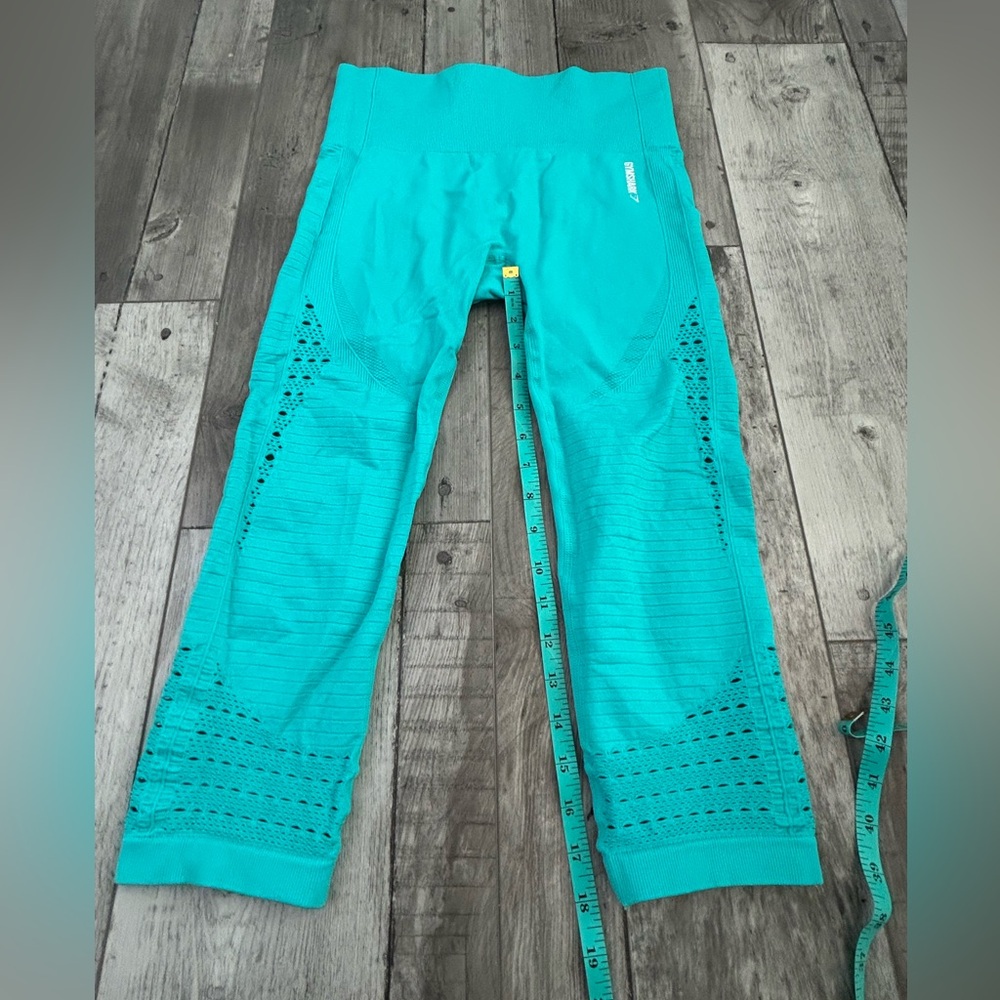Gymshark Energy+ Seamless Leggings Tropical Blue Fits a S